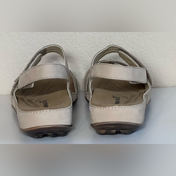 Romika Women's Sandals in Shimmering Gold 37 US 6.5 New Josef Seibel Leather - Picture 8 of 11